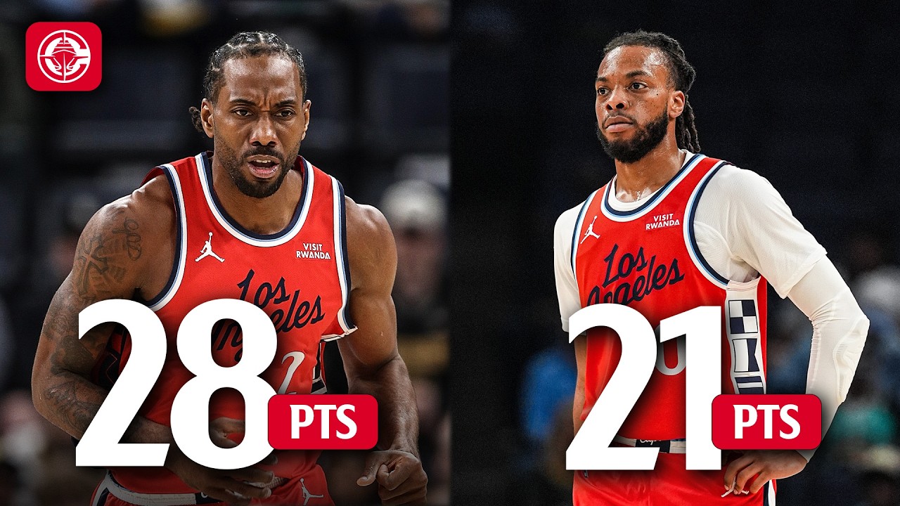 Kawhi Leonard Leads Clippers Past Grizzlies in 123-120 Thriller